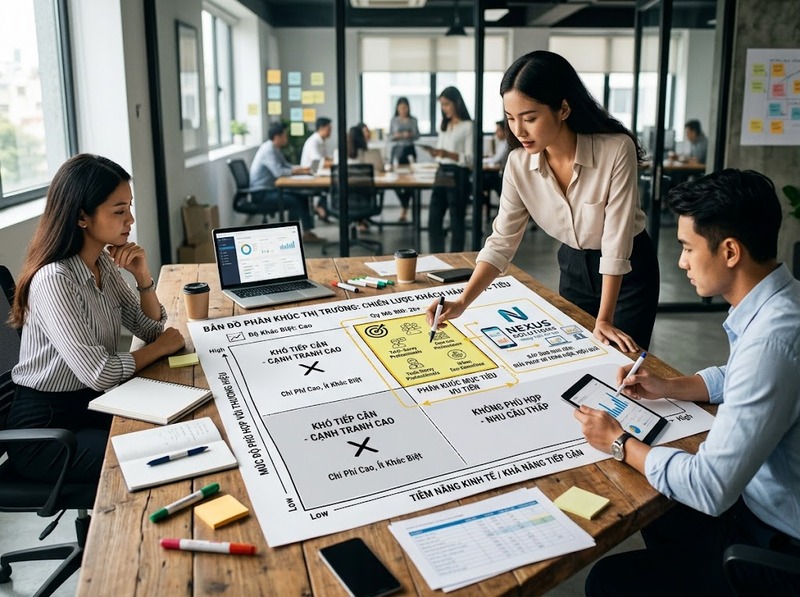 Khách hàng mục tiêu trong định vị thương hiệu được chọn theo nhu cầu và tiềm năng
